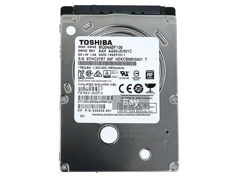 Ổ cứng HDD Toshiba 750TB 5400rpm 2.5" SATA 